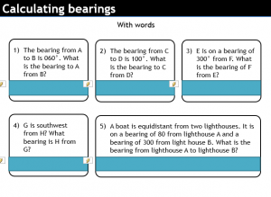 Calculating Bearings – TickTockMaths